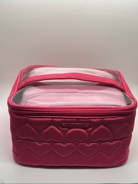 NWOT Betsey Johnson 3pc Cosmetic Case